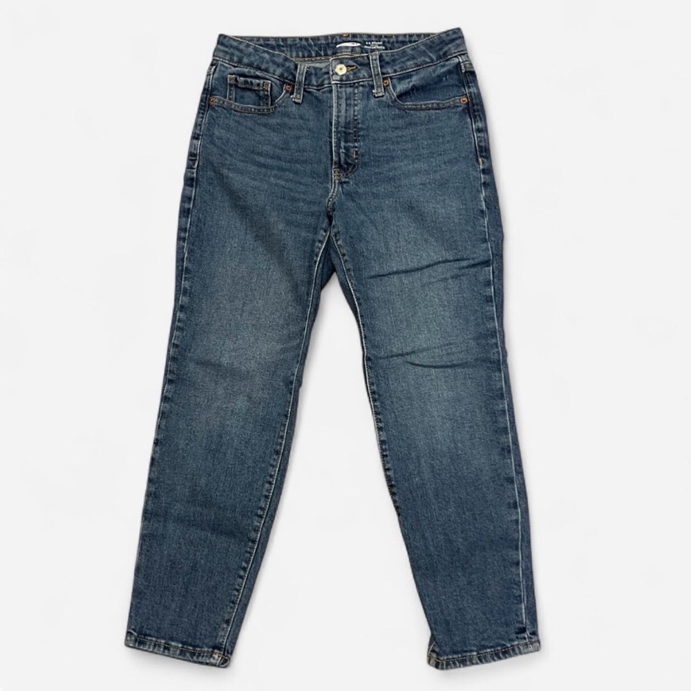 Old Navy O.G. Straight High-Rise Secret Slim Pockets Dark Wash Jeans Size 4P